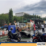 Tenda Pasar Ramadan di Gor Segiri Roboh.