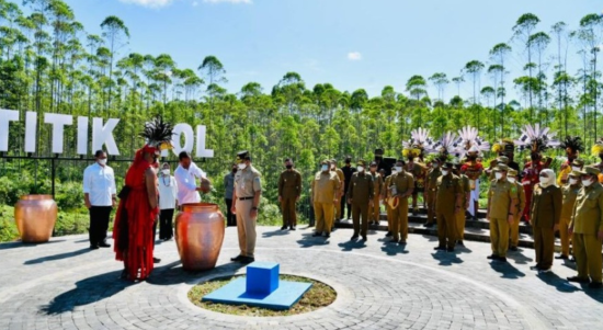 Foto : Titik Nol di IKN Nusantara, Kalimantan Timur. Sumber foto : Istimewa.