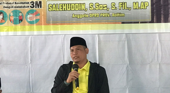 Anggota DPRD Kaltim, Salehuddin.