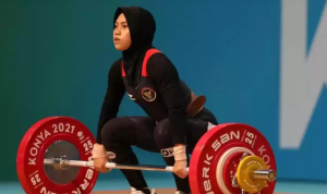 Siti Nafisatul Hariro di ajang Islamic Solidarity Games (USG) 2022. Sumber foto: Istimewa.