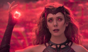 Foto : Elizabet Olsen saat memerankan karakter Scarlet Witch. Sumber Foto : Istimewa.