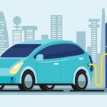 Ilustrasi Mobil Listrik. Sumber: everypixel.com