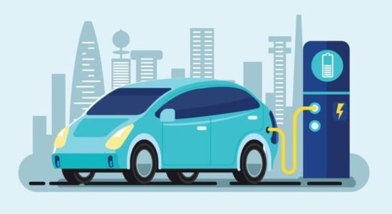 Ilustrasi Mobil Listrik. Sumber: everypixel.com