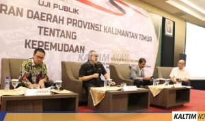 Panitia Khusus (Pansus) Kepemudaan DPRD Provinsi Kalimantan Timur (Kaltim), menggelar uji publik di Hotel Platinum Balikpapan, Rabu (26/10/2022). Sumber: Humas DPRD Kaltim