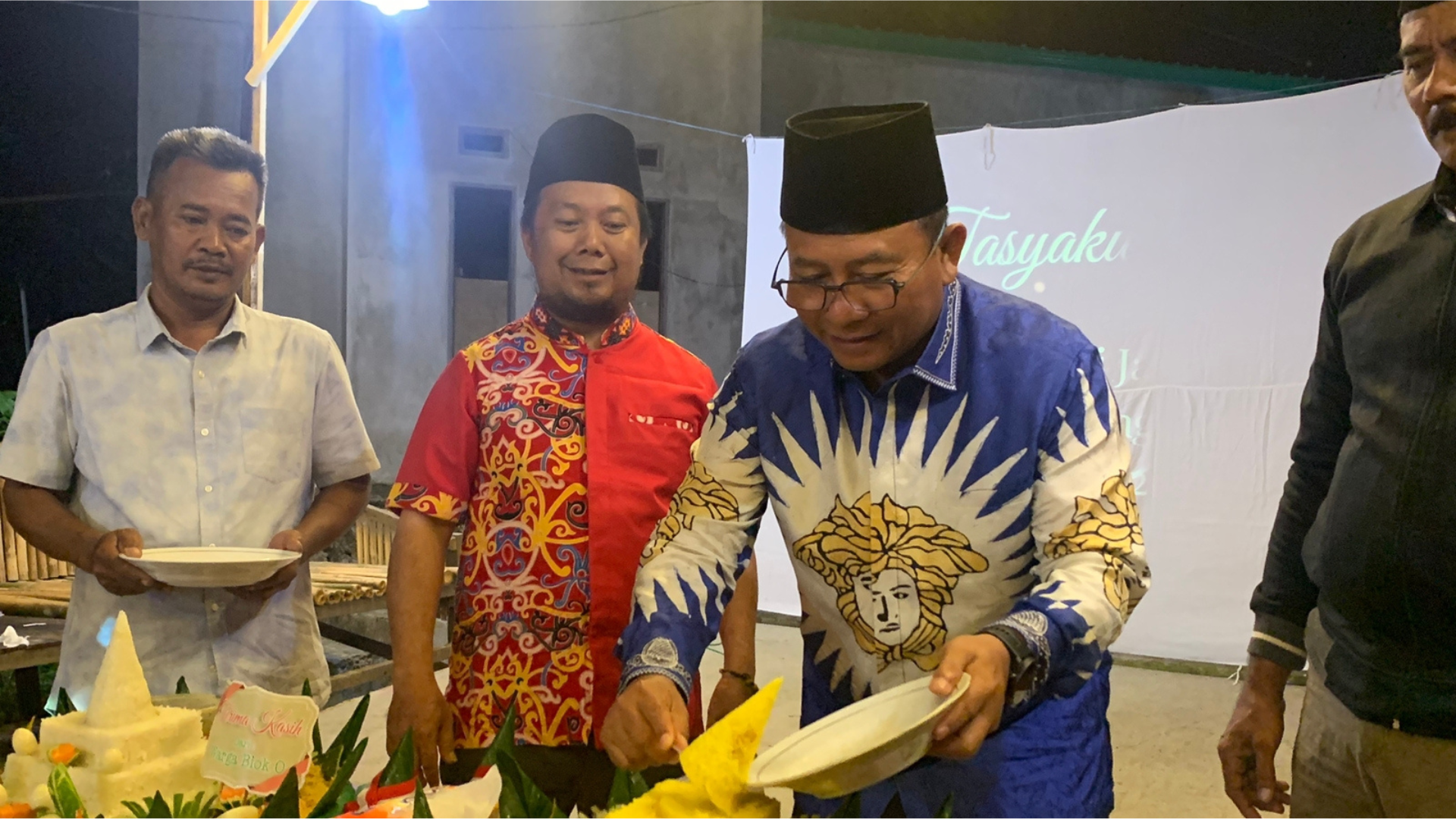 Foto : Saefuddin Zuhri Hadiri Acara Syukuran di RT 26 Kelurahan Lok Bahu. Sumber Foto : Kaltimnow.id