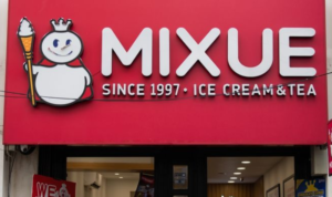 Foto : Salah satu outlet Mixue.