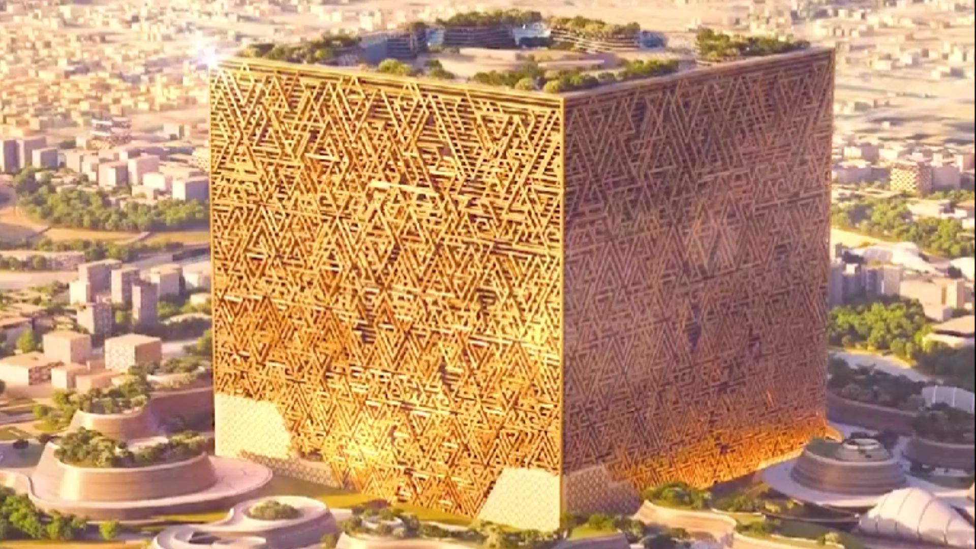 Foto : Penampilan The New Murabba, Mirip Seperti Kabah Baru. Sumber : Public Investment Fund.