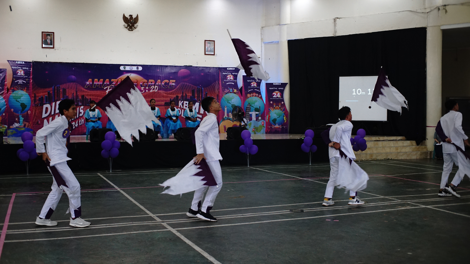 Lomba Banners Tamborine Dies Natalis KBMK Polnes ke 24.