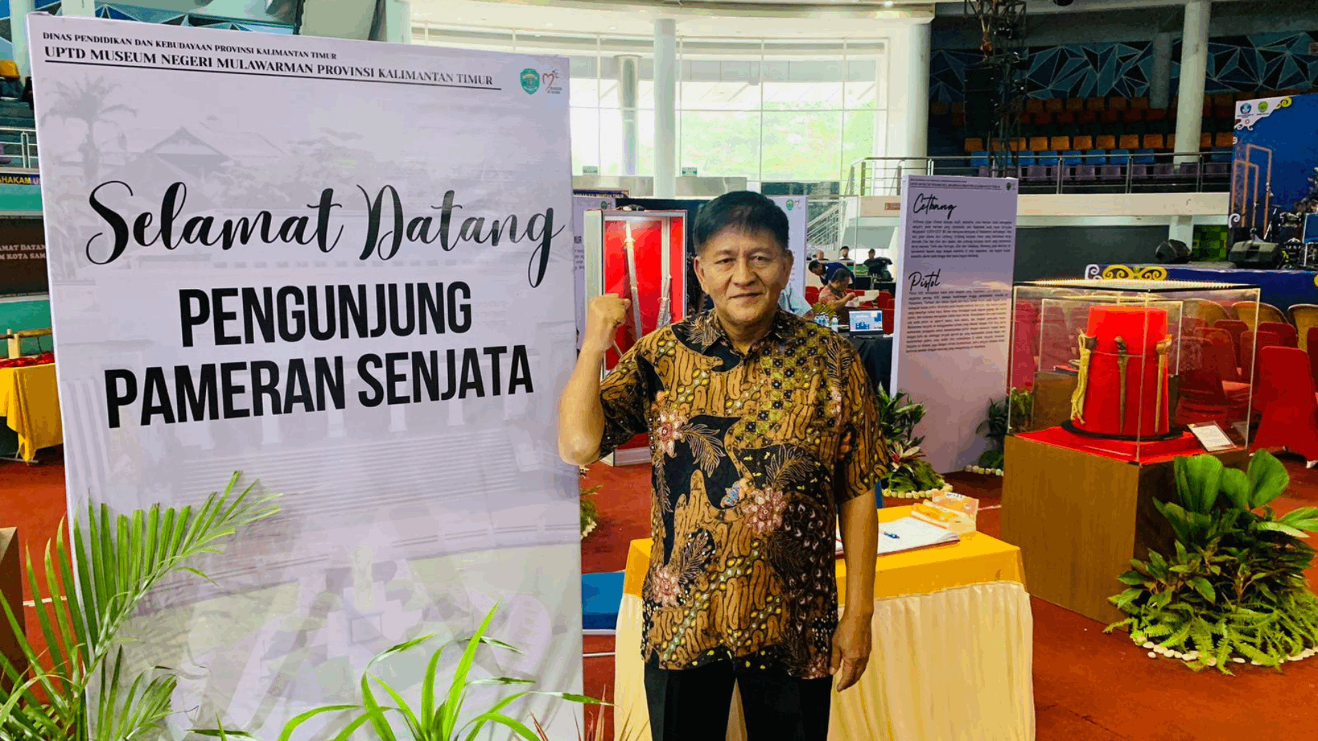 Kepala UPTD Museum Negeri Mulawarman Prov Kaltim, Zularfi.
