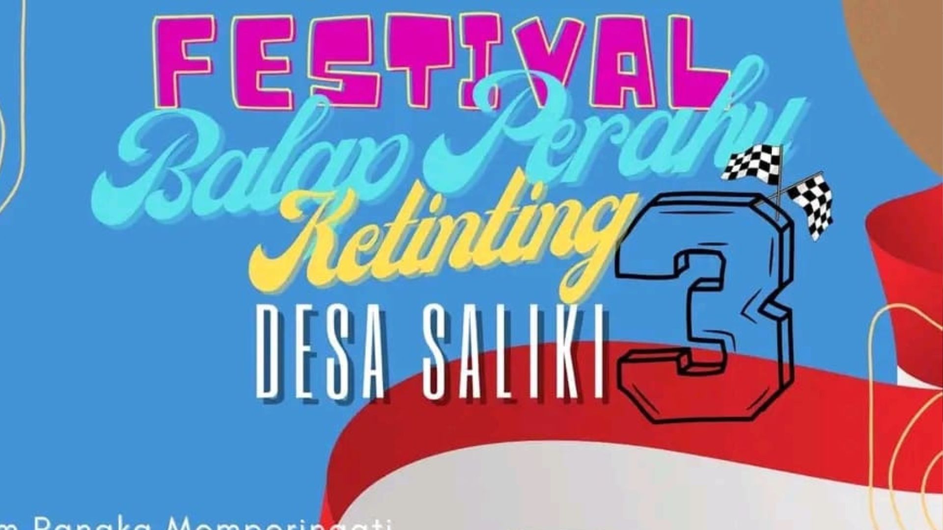 Desa Saliki Muara Badak Gelar Lomba Balap Perahu Ketinting Ini