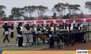 Kontingen Marching Band Kukar Siap Bertanding di Raja Hamengku Bowono X