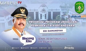 Senin Besok Bupati Kukar Bahas Program Unggulan di Acara Bincang Kita Kompas TV