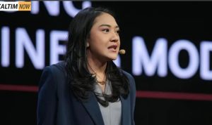 Foto : Putri Tanjung Saat Mengisi Acara. Sumber Foto : Istimewa.