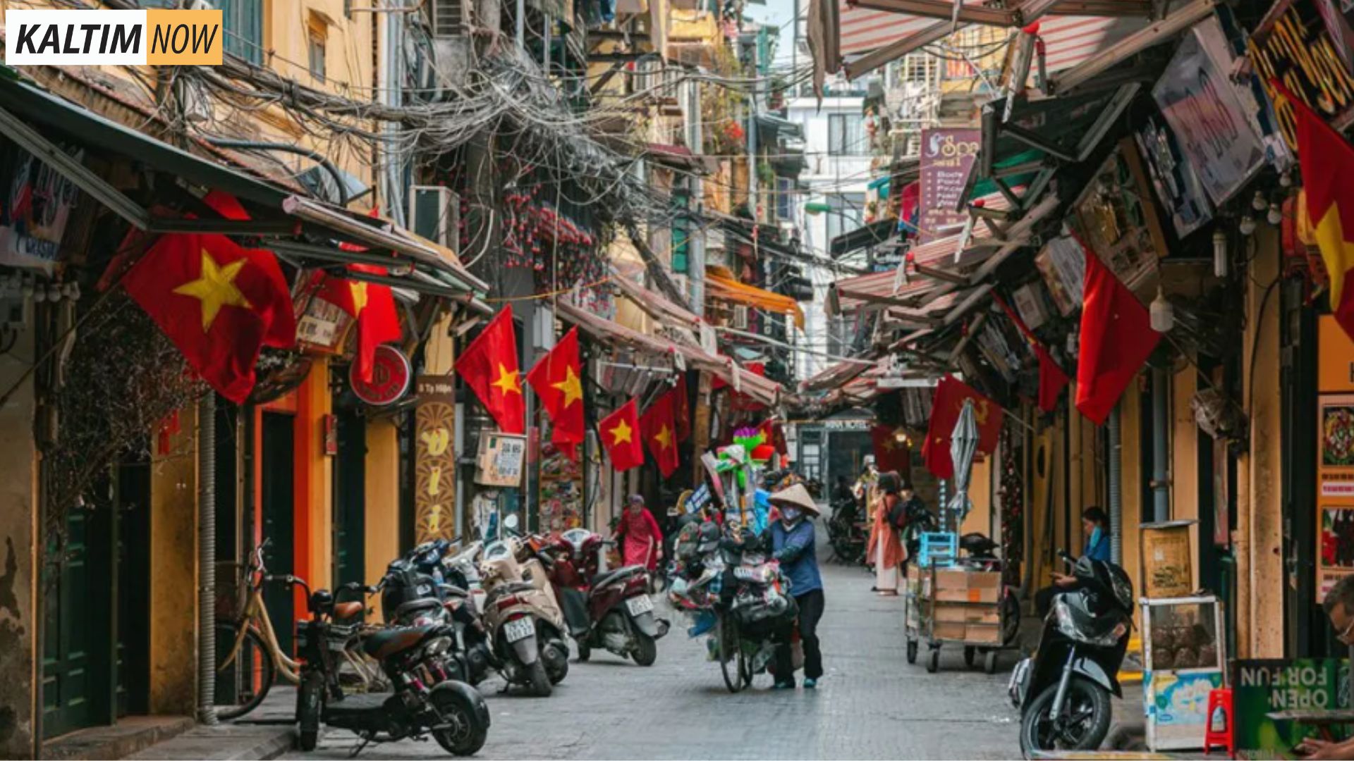 Foto : Jalan Ta Hien. Sumber : Mathieu Arnaudet.