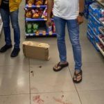 Foto : Tempat kejadian penembakkan bos rental mobil di Rest Area KM 45 Tol Jakarta-Merak di minimarket. Sumber : Istimewa.