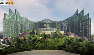 Foto : Desain Istana Kepresidenan di IKN dan Ikoniknya Garuda. Sumber : IKN.
