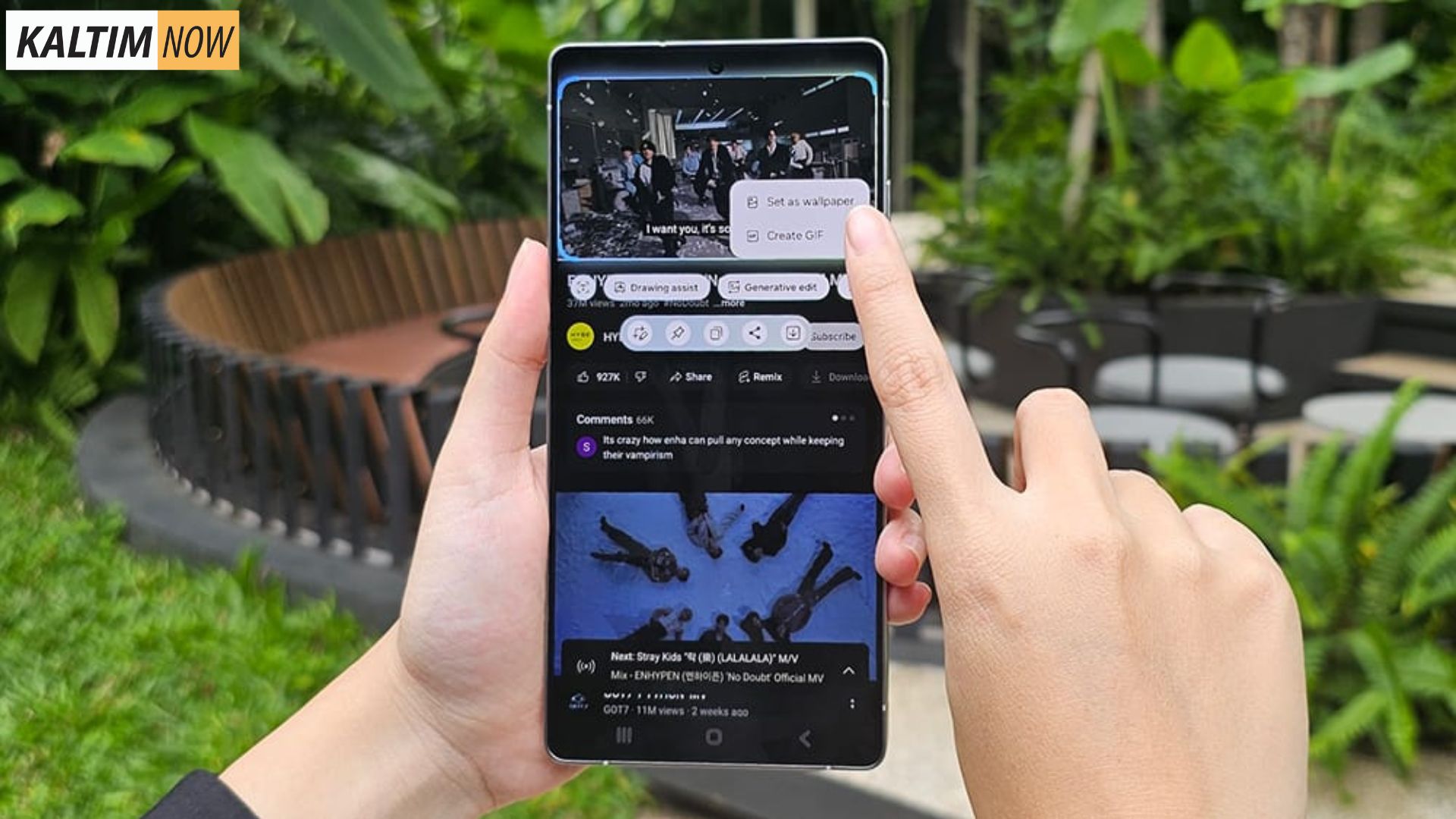 Foto : Fitur AI di Samsung Galaxy S25 Series. Sumber : Samsung.