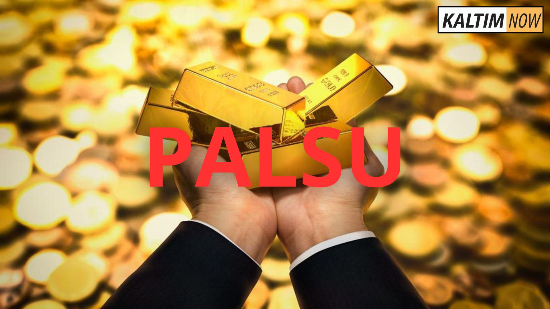 Foto : Ilustrasi Emas Palsu. Sumber Foto : Istimewa.