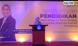 Foto : Ketua Komisi X DPR RI Hetifah Sjaifudian di Aston Samarinda. Sumber Foto : Kaltimnow.id.