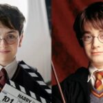 Foto: Dominic McLaughlin dan Daniel Radcliffe sebagai Harry Potter. Sumber: Istimewa.