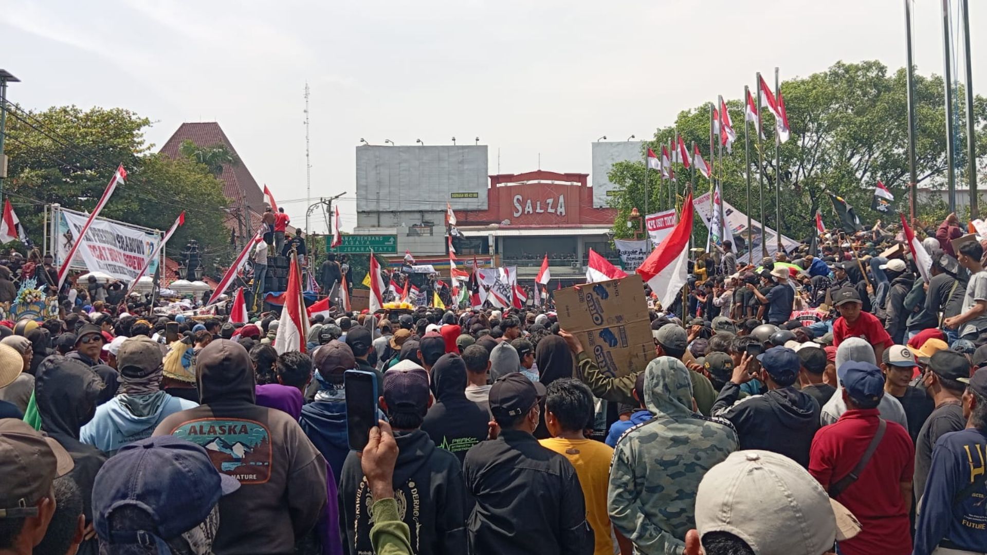Foto: Aksi demo di Kabupaten Pati. Sumber: Istimewa.