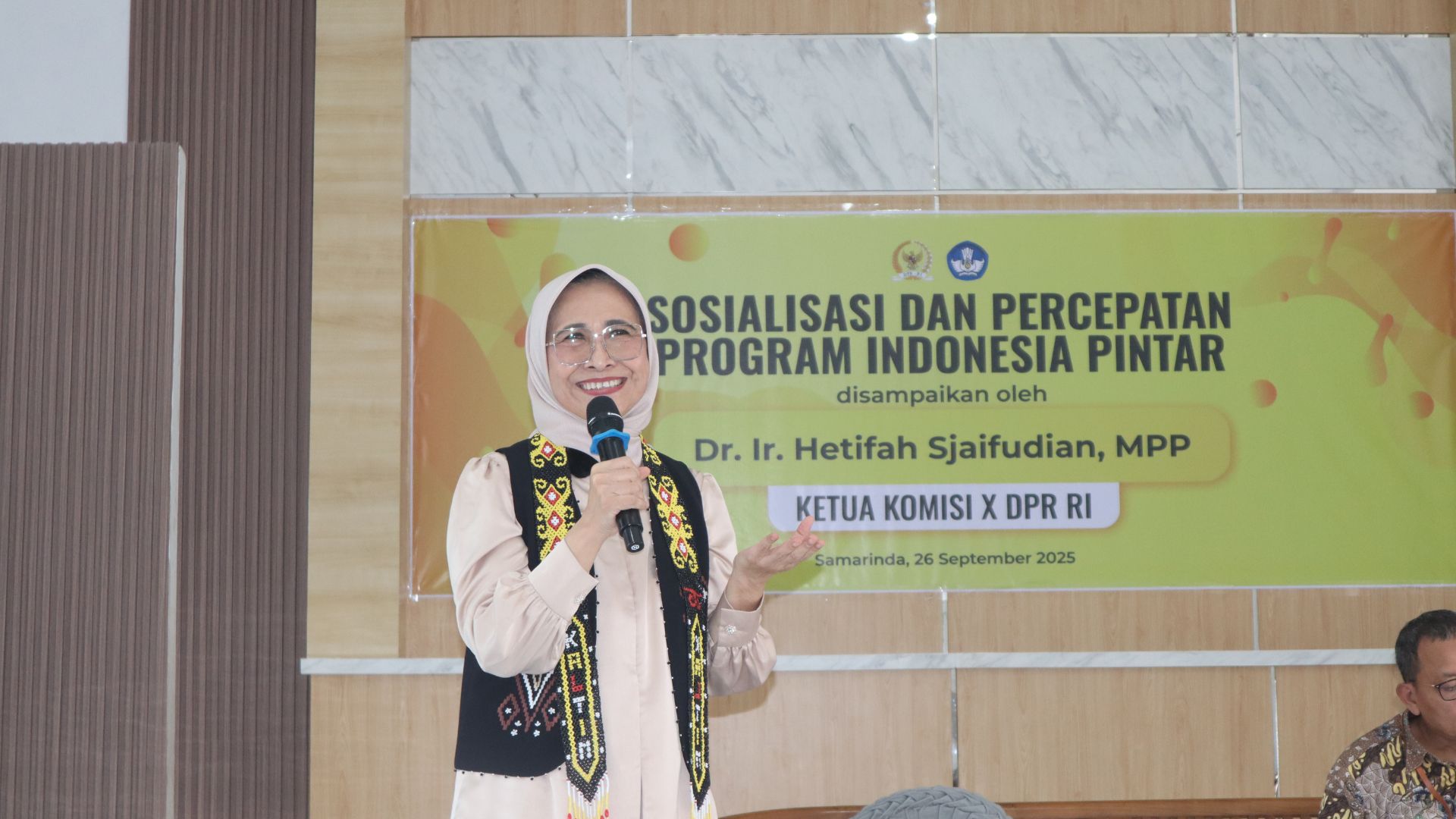 Foto: Ketua Komisi X DPR RI, Hetifah Sjaifudian. Sumber: Kaltimnow.id.