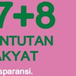 Foto: Poster 17+8 Tuntutan Rakyat. Sumber: Istimewa.