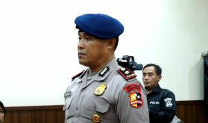 Foto: Kompol Cosmas Kaju Gae Dipecat Tidak Hormat Imbas Kasus Ojol Tewas Dilindas Rantis. Sumber: Polri Tv.