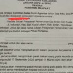 Foto: Surat Perjanjian SPPG dengan sekolah di Bintan Kepulauan Riau. Sumber: Istimewa.