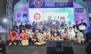 Meriah! Pangdam Mulawarman Tutup Turnamen Padel Piala Panglima TNI di Samarinda