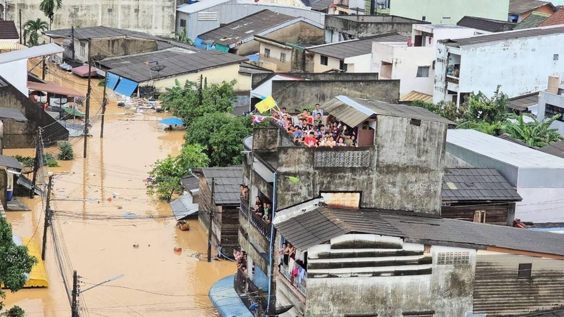 Foto: Banjir besar melanda negara Thailand. Sumber: Istimewa.