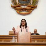 Foto: Wakil Presiden Venezuela Delcy Rodríguez. Sumber: Istimewa.
