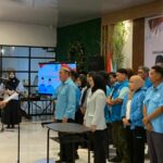 Foto: Pelantikan DPD Partai Gelora Kabupaten Kutai Kartanegara di Tenggarong. Sumber: Ant