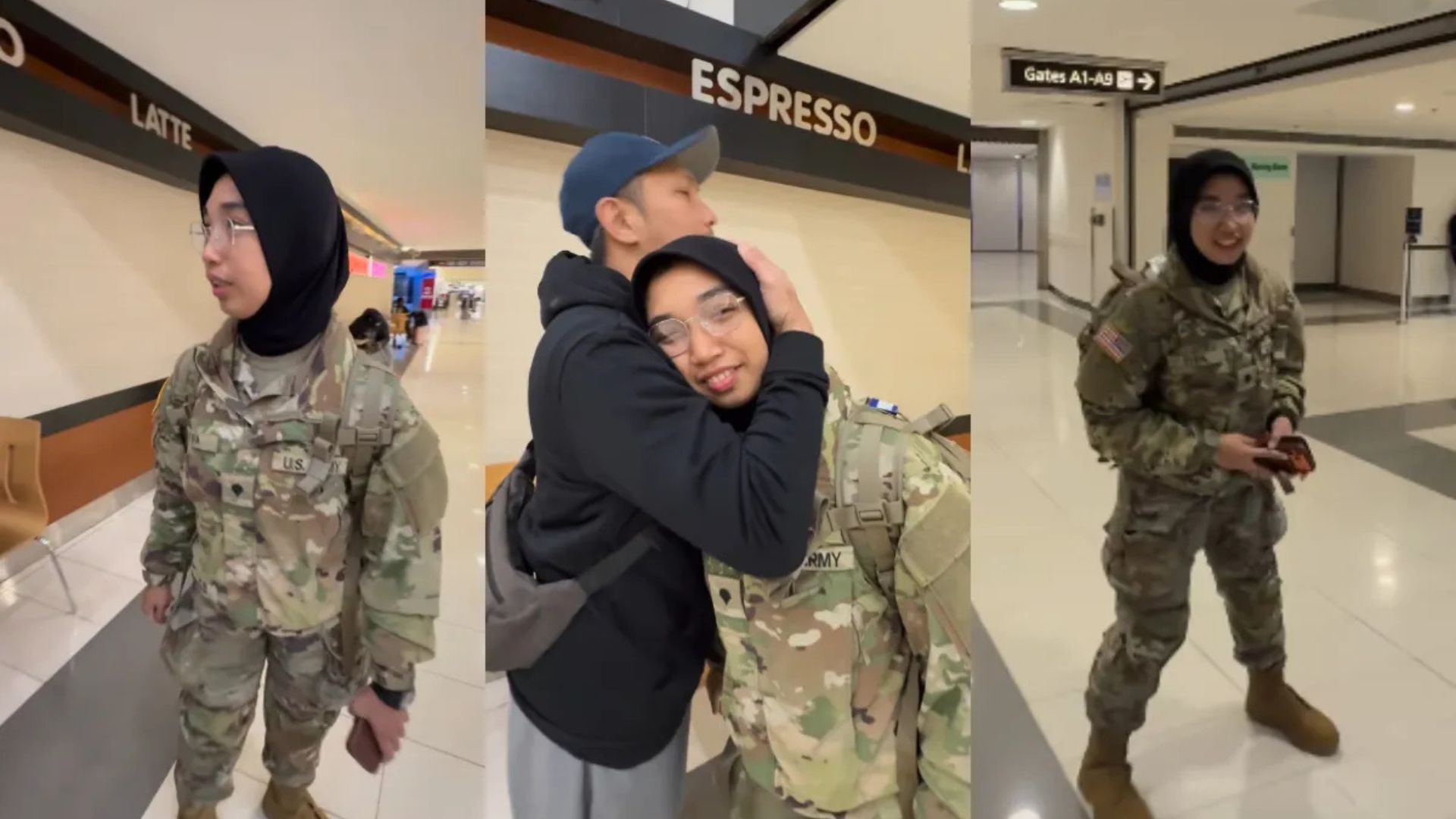 Foto: Seorang WNI bernama Kezia Syifa bergabung Army National Guard di Maryland, Amerika Serikat. Sumber: Istimewa.