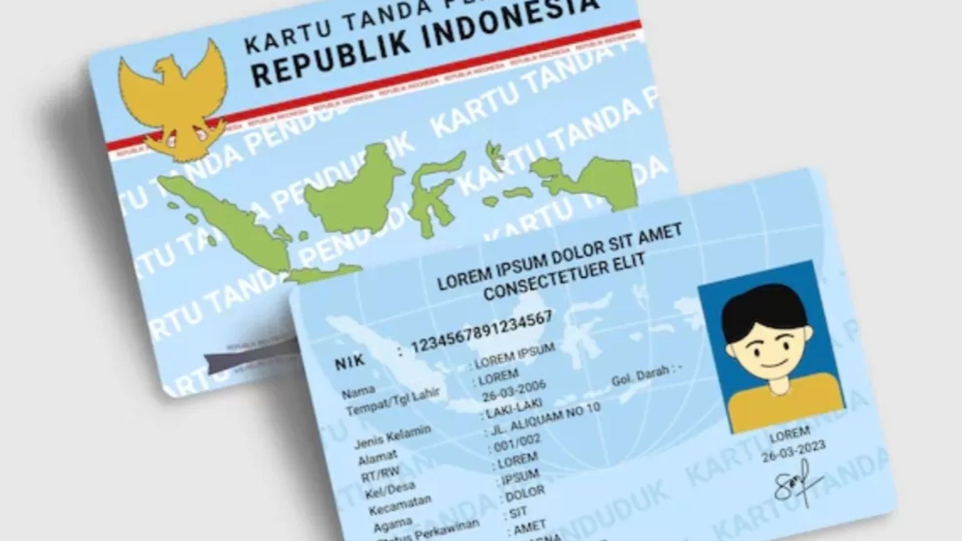 Foto: Ilustrasi KTP Indonesia. Sumber: IStimewa.