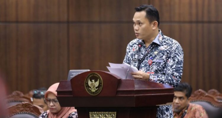 Foto: Cheka Virgowansyah dalam sidang lanjutan di MK. Sumber: MK.