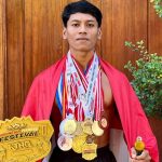 Foto: atlet angkat berat asal Buleleng, Bali, I Gede Wahyu Surya Wiguna. Sumber: Istimewa. Foto: atlet angkat berat asal Buleleng, Bali, I Gede Wahyu Surya Wiguna. Sumber: Istimewa.