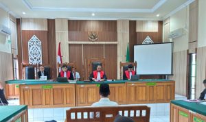 Foto: Setelah menjalani proses hukum selama sembilan bulan, Misran Toni akhirnya dinyatakan bebas oleh Pengadilan Negeri Tanah Grogot dalam sidang yang digelar pada Kamis (16/4/2026). Sumber: Istimewa.