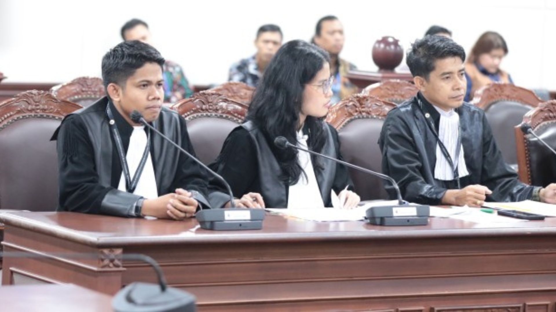 Foto: Pemohon Pengujian UU ASN dan tim kuasa hukumnya menjelaskan sejumlah perbaikan yang telah dilakukan dalam permohonan kepada majelis panel Hakim Konstitusi, Rabu, (01/04/2026). Sumber: Istimewa.