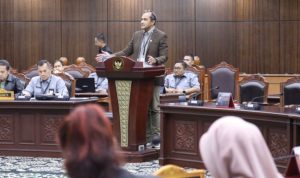 Foto: Wakil Menteri Hukum RI Edward Omar Sharif Hiariej. Sumber: MK.