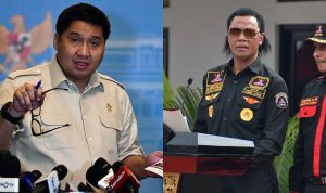 Foto: Menteri Perumahan dan Kawasan Permukiman, Maruarar Sirait, dengan Ketua Umum GRIB Jaya, Rosario de Marshal. Sumber: Istimewa.