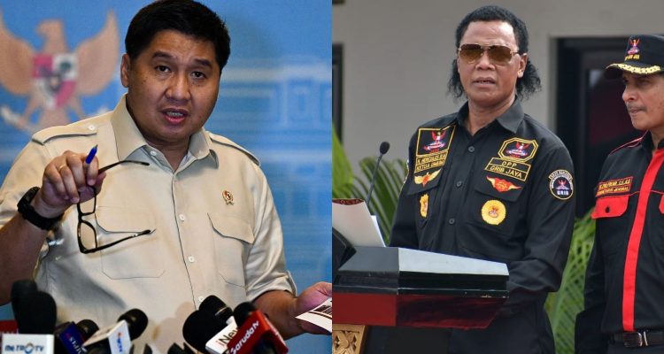 Foto: Menteri Perumahan dan Kawasan Permukiman, Maruarar Sirait, dengan Ketua Umum GRIB Jaya, Rosario de Marshal. Sumber: Istimewa.