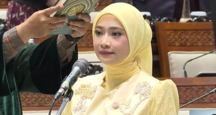 Foto: Adela Kanasya Adies, putri dari hakim Mahkamah Konstitusi (MK) Adies Kadir. Sumber: istimewa.