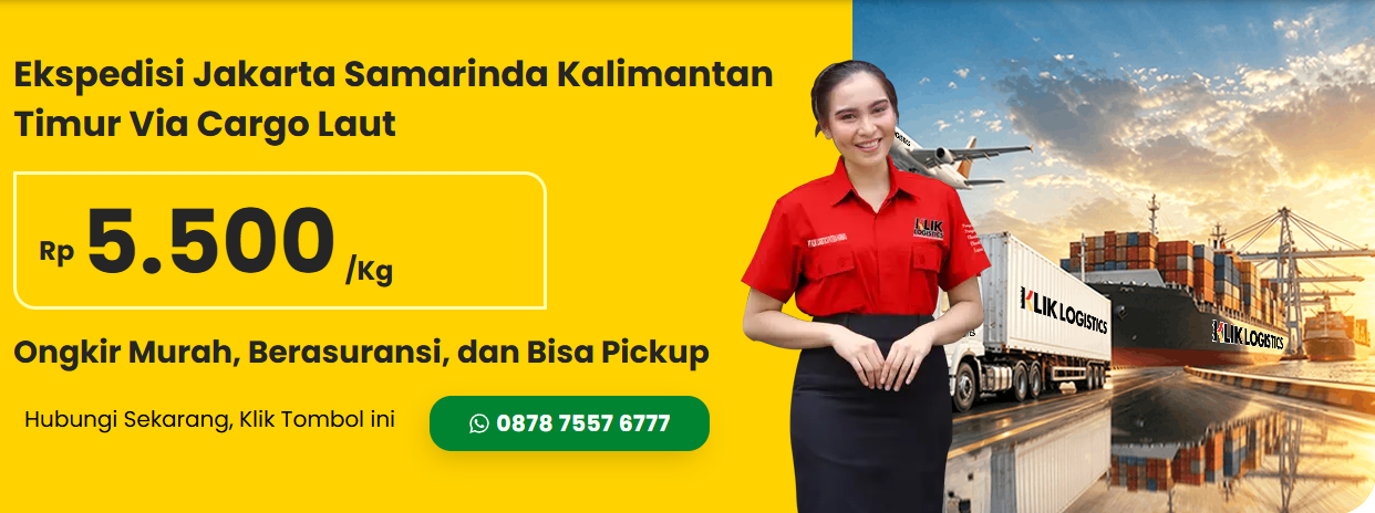 Foto: Ekspedisi Jakarta Samarinda. Sumber: kliklogistics.