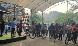 Foto: Gowes Wisata Samarinda Semarakkan HUT ke-81 RI. Sumber: Istimewa.