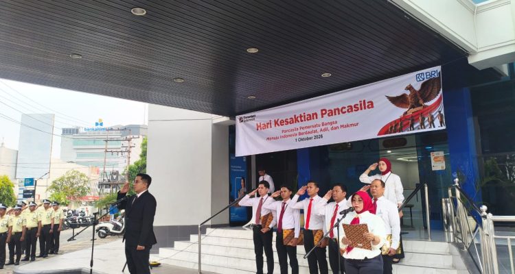 Foto: Hari Kesaktian Pancasila 2026, BRI Samarinda Tekankan Integritas. Sumber: Istimewa.